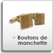 Bouton de manchette en or